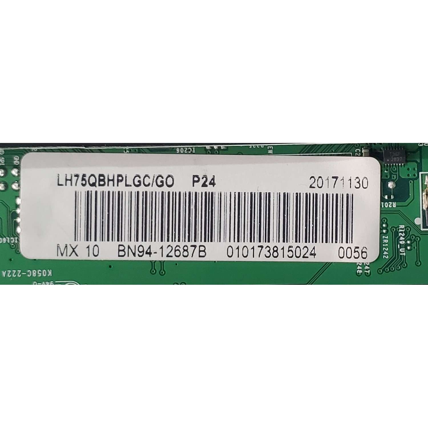 MAIN PARA PANTALLA PROFESIONAL  SAMSUNG ORIGINAL  / NUMERO DE PARTE BN94-12687B / BN41-02616B / BN97-13642B / BN9412687B / PANEL CY-GM075FGLVZH / MODELO LH75QBHPLGC/GO - Imagen 2